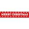 3/8" x 12ft. Red & White Merry Christmas Ribbon by Celebrate It® Christmas